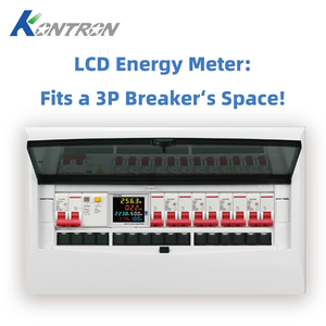 มิเตอร์วัดพลังงานไฟฟ้า KONTRON 6in1 110V/220V/380V แบบติดตั้งบนราง Din วัดค่า KWH แรงดันไฟฟ้า กระแสไฟฟ้า 100A ค่าตัวประกอบกำลังไฟฟ้า ความแม่นยำ 0.01% - Product Image 4