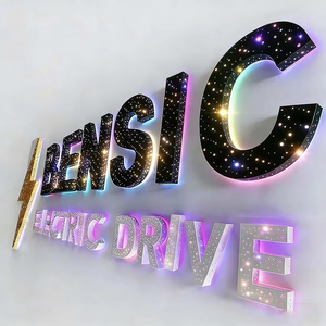 Letras de Metal con Iluminación LED Perforadas, Letras Doradas Starlight con Certificación de Calidad Personalizada de Fábrica, <span class=keywords><strong>Letreros</strong></span> Comerciales, <span class=keywords><strong>Letreros</strong></span> Electrónicos - Product Image 4