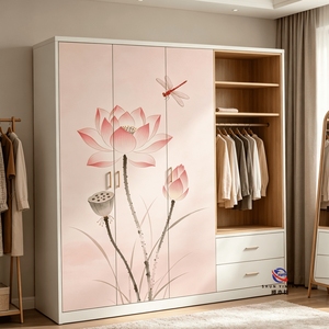 <span class=keywords><strong>Armadio</strong></span> in Acciaio Stampato a Più Ripiani, Guardaroba Verticale in Metallo per Camera da Letto con Design Moderno e Decorativo - Product Image 1