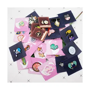 Chine Fabrication pas de minimum personnalisé mignon conception dessin animé Anime broche plaqué métal Badge personnalisé émail broche doux dur émail broche