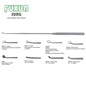 Conjunto de Instrumentos Cirúrgicos Premium Fuxun ENT 3,5mm em Aço Inoxidável para Elevação e Remoção de Cálculos Nasais, Certificado CE ISO13485 Classe I - Product Image 4