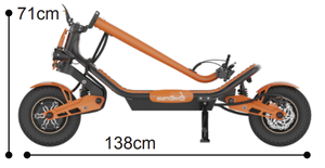 Scooter Eléctrico de 12 Pulgadas, 60V 1500W, Plegable, de Alta Velocidad, para Adultos, con Certificación CE RoHS, Directo de Fábrica XFY EM ODM - Product Image 5
