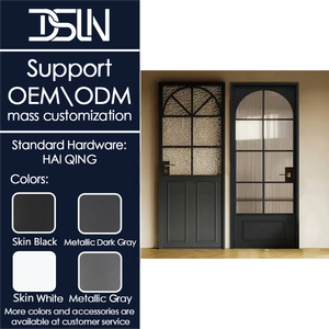 Puerta de Vidrio con Marco de Aluminio Estilo Francés, Personalizada, Elegante y Minimalista, para Interiores - Product Image 2