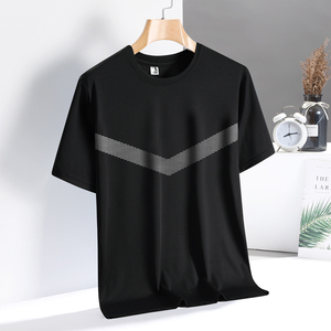 Customized logo 2025 Cross-border Summer New Men's Quick-drying T-<b>shirt</b> Short-sleeved Thin Fitness Men's Breathable <b>Top</b> fashion - Product Image 2