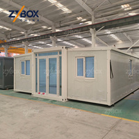 ZYBOX AU Standard Luxury Casa Contenedor Modular Prefabricada Plegable y Expandible de 20 y 40 pies con Baño y Cocina para EE. UU.