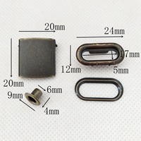 Accessoires pour casquettes de sport en métal, boucle ovale ronde personnalisée en métal pour casquette