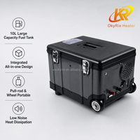 Calentador de Estacionamiento Diésel OkyRie ATB501H 5KW Todo en Uno de Bajo Consumo, 12/24V para Vehículos, 220V para el Hogar, Portátil, en Caja de Herramientas