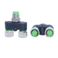 Personnalisé M5 M8 M16 7/8 M23 PVC PUR Étanche Mâle Femelle 3 4 5 6 8 12 Broches Montage sur Panneau Capteur Circulaire M12 Connecteur Connecteurs