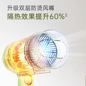 เครื่องเป่าผมหมีน้อย DCF-S16Y1 แบบพับได้ ใช้งานได้เงียบ ใช้ในบ้าน สีเขียวและสีขาวนวล - Product Image 2