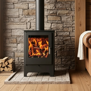 R0603A Design moderne 5.5KW 84% poêle à bois intérieur écologique efficace pour le chauffage avec alimentation en air secondaire poêle à bois - Product Image 1