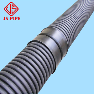 Tuyaux de drainage en plastique corrugué de grand diamètre en plastique bon marché en gros, tuyaux de drainage en PEHD, tuyaux de drainage routiers, tuyaux corrugués bleus - Product Image 5
