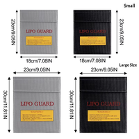 Sac ignifuge professionnel CE pour batterie LiPo, sac de charge anti-explosion, sac de protection en fibre de verre pour le stockage de batteries de drones RC