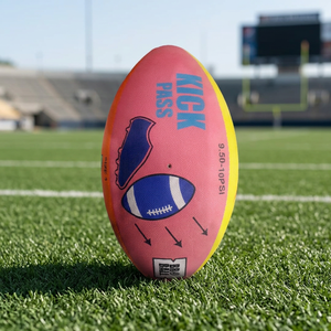 Ballon de rugby professionnel personnalisé cousu à la main pour les matchs et l'entraînement, léger, durable, écologique, Champ King - Product Image 4