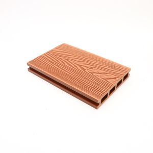 Planches <span class=keywords><strong>de</strong></span> terrasse en composite <span class=keywords><strong>bois</strong></span>-plastique (WPC) résistantes aux UV, faciles à installer, pour extérieur, aspect teck, revêtement <span class=keywords><strong>de</strong></span> sol en PE. - Product Image 1