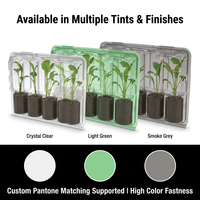 Boîte d'emballage pour fleurs écologique avec épaisseur personnalisable, impression de logo/design graphique pour les commandes directes d'usine