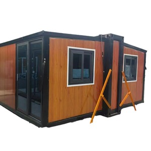 Casa Contenedor Plegable de 20 pies con Paneles Sándwich Transpirables, Expandible, Modular, Moderna, para Dormitorio, Sala de Estar Exterior y Entrada - Product Image 2
