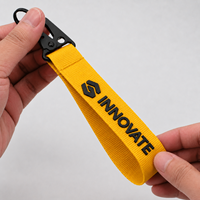 Lanière de poignet en nylon personnalisée avec impression sérigraphique 3D, idéale pour les vacances à la plage, porte-clés de voyage avec mousqueton