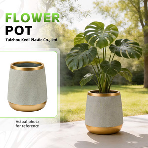 Grandes jardinières de luxe élégantes pour plantes d'intérieur, pots de fleurs hauts et de grande taille pour l'extérieur, pour planter des arbres - Product Image 1