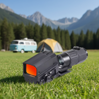 Lunette de visée holographique multifonctionnelle en alliage d'aluminium SYQT de haute qualité, durable, pour la chasse et le tir en extérieur, accessoire point rouge