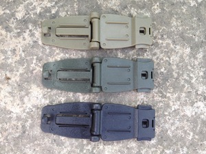 คลิปสายรัดพลาสติก Webbing แคลมป์วงคลิปสลิปกันชน Carabiner พับเชื่อมต่อล็อคกระเป๋าเป้สะพายหลังยุทธวิธี M Olle หัวเข็มขัด - Product Image 4