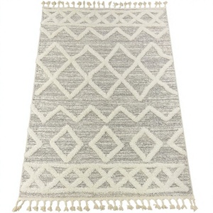 Adiva Modern Floral Jacquard Woven Turkish Polypropylene High Pile <b>Cushioned</b> Jute Backed Medium Thickness Machine Made Carpet - Product Image 1