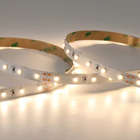 Lampu Strip LED 24V 8mm 2835 60LED/m Putih Hangat Putih Natural IP20 Fleksibel Remote Control Dapat Diredupkan CRI Tinggi 80 Garansi 2 Tahun