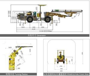 Perçage de trou de souffle tout-en-un Dth plate-forme de forage de Tunnel <span class=keywords><strong>TBM</strong></span> prix de la Machine Jumbo - Product Image 4