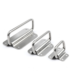 304 Stainless Steel Folding Handle For Boxes And Cabinets Durable Hardware Accessory - Product Image 2