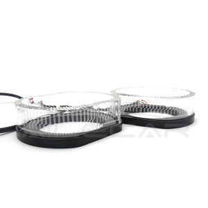 Meilleur prix enveloppes de projecteur intégrées <span class=keywords><strong>KINGRING</strong></span> O Shape Angel Eyes pour lentille de projecteur bi-LED de 3.0 pouces - Product Image 4