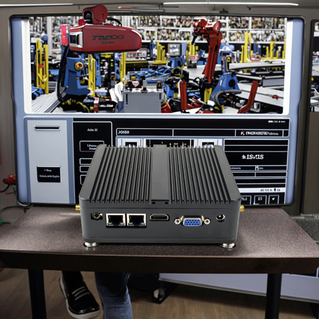Sharerdp Custom Latest PC Celeron J6412 J4125 N100 N5095 X86 Mini Ethernet PC Fanless Computer Dual Lan 4GB 8GB RAM 256GB
