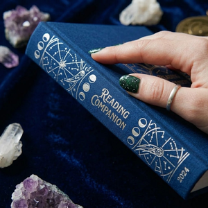 LABON Journal de lecture céleste vintage, livre à couverture rigide avec estampage à chaud de luxe, tracker esthétique Galaxie Constellation, cadeau - Product Image 6