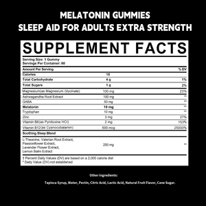 Suplemento de Extracto de Raíz de Ashwagandha al por Mayor, Gomitas de Melatonina para Dormir Más Tiempo y Despertar Revitalizado - Product Image 6