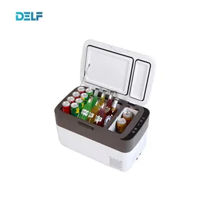 Лидер продаж, мини-холодильник Delf Breeze, морозильные камеры, маленький портативный автомобильный холодильник на 12 В/24 В, 20 л