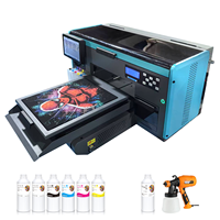 2025 Nieuwe Hoge Resolutie Direct Naar Kledingstuk Textiel Inkt Automatische 4720 A3 Dtg Printer Voor T-Shirt Drukmachine