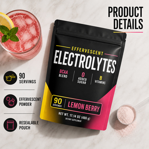 Poudre d'électrolytes naturelle sans sucre à base de feuilles de betterave biologique, supplément de vitamines Keto-Pro, vente en gros pour adultes, nutrition sportive - Product Image 5