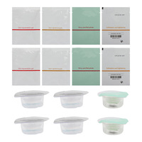 Appareil de beauté commercial à bulles d'oxygène, kit de capsules de gel pour massage et soin de la peau à domicile, hydratant, raffermissant, lissant, nettoyant, grand format