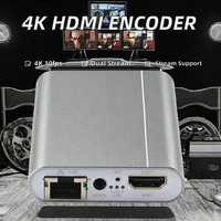 Encodeur vidéo HD 4K H.265 H.264 30fps Double flux RTMP RTSP SRT Appareil de streaming IPTV