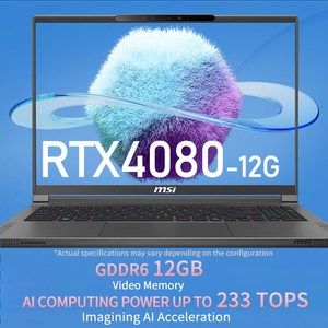 MSI Laptop para juegos de 16 pulgadas con gráficos Rtx Laptop Gaming Rtx 4080 Ultra 9 185H MSI Creator 16 AI Studio 2025 Computadoras portátiles - Product Image 5