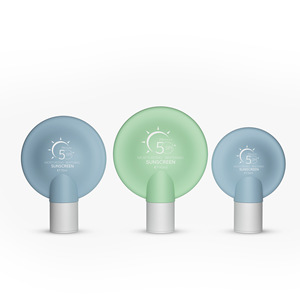 Botellas de Plástico Personalizadas de <span class=keywords><strong>50</strong></span>, 70 y 90 <span class=keywords><strong>ml</strong></span>, Forma Única en Azul y Verde, para Bloqueador Solar, Crema Solar, Loción Facial y Corporal, Productos Cosméticos - Product Image 5