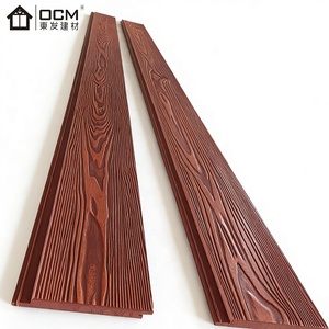 Panneau <span class=keywords><strong>de</strong></span> ciment imitation bois pour rénovation <span class=keywords><strong>de</strong></span> bâtiments, système clic/chevrons, rénovation rapide, esthétique élevée, avec certification CE - Product Image 1