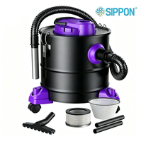 Aspirateur à cendres de cheminée sans sac, type canister, résistant à la chaleur, 2-en-1 soufflage et aspiration, ignifuge, filtre HEPA, tuyau métallique pour la maison - Vente en gros