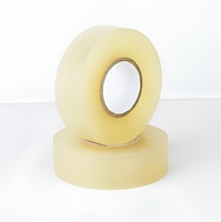 6 rouleaux de ruban adhésif acrylique super extensible, facile à déchirer, double face, imperméable, usage signalétique, 25 mm x 20 m, ruban de masquage transparent en PVC