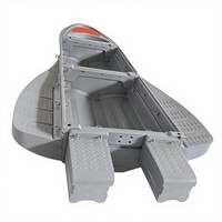 Bateau de pêche pliable ultra-portable en plastique pour voiture