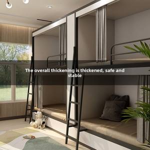 OEM ODM Hergestellt Fabrik Doppelbett Schlafsaal Personal Apartment <span class=keywords><strong>Hostel</strong></span> Metall Etagen bett - Product Image 3