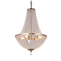 Lustre de mariage en cristal luxueux, très vendu, pour la décoration de scène de banquet de mariage, d'hôtel, d'événements, accessoires de décoration suspendus au plafond