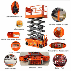 खिड़की सफाई 100kg 150kg 300kg 500kg 1000kg बिजली के मिनी कैंची उठा मंच उठाने तालिका के साथ अच्छा फैक्टरी मूल्य - Product Image 6