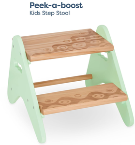 Chunlei OEM bébé escabeau escalier comptoir en bois tabouret tabouret de bar en bois - Product Image 4