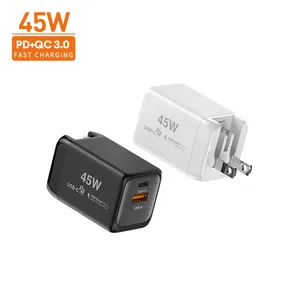 Best Sellers Wall Phone Charger Smartphone 18 Watt 45W Usb-C Tipo C Pd Qc 3.0 Charger Adapter Au US UK EU Plugs for iphone