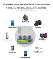 Kit d'outils de réparation pour téléphones et ordinateurs en acier au chrome-vanadium 32-en-1, fourni directement par l'usine, avec étui rigide, pour démontage domestique