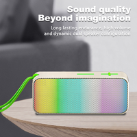 Maimi speaker game portabel kecil, lampu LED bluetooth USB nirkabel RGB pemutar mp3 mikrofon pesta musik